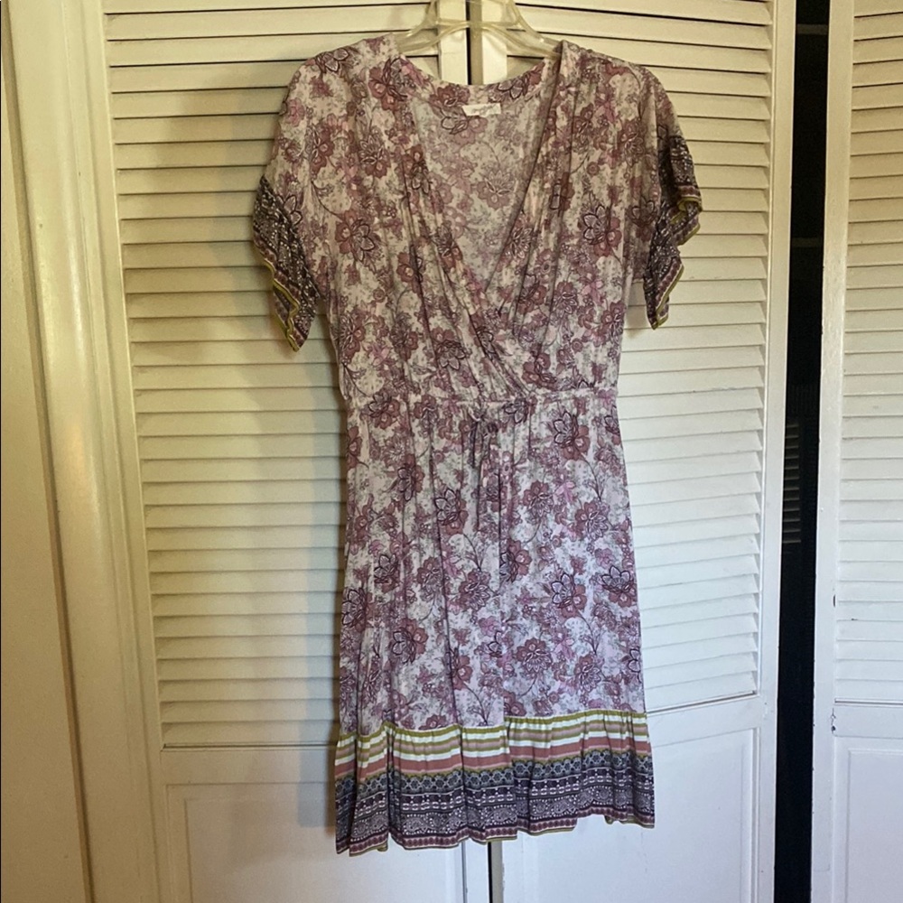 Floral Wrap Dress